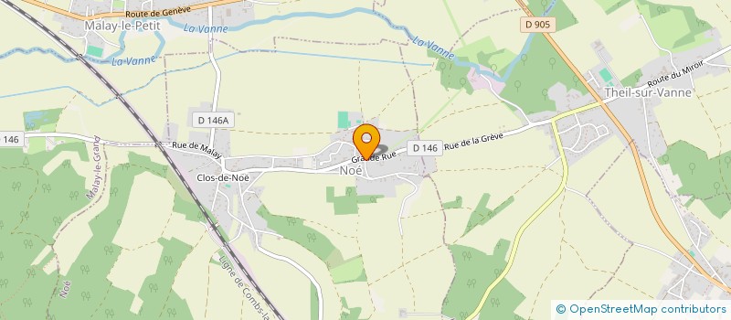 localisation de l'entreprise SCI  DINA  NOE