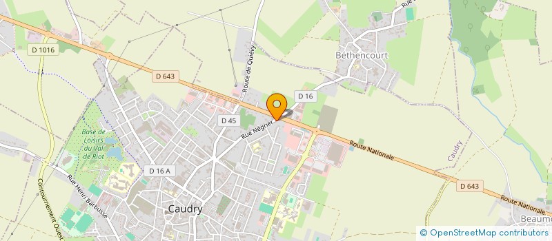 localisation de l'entreprise SCI DINA  CAUDRY