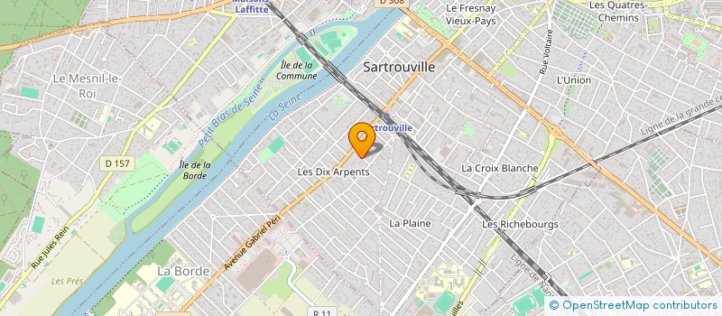 localisation de l'entreprise SCI DINA  SARTROUVILLE