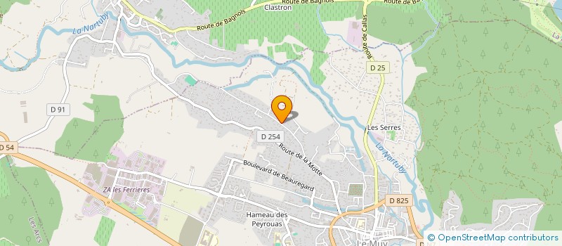 localisation de l'entreprise SCI DINA  LE MUY