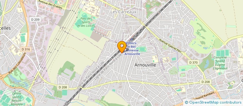 localisation de l'entreprise SCI DINA 95  ARNOUVILLE
