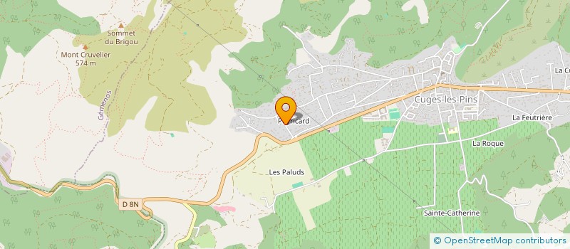 localisation de l'entreprise SCI DINA&CIE  CUGES-LES-PINS