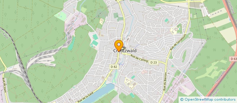 localisation de l'entreprise SCI DINA IMMO  CREUTZWALD