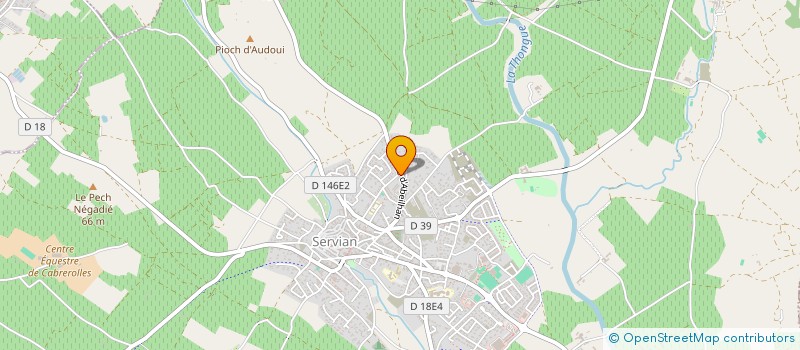 localisation de l'entreprise SCI DINA KF  SERVIAN