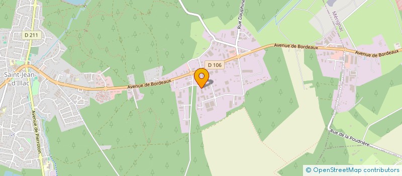 localisation de l'entreprise SCI DINALIS  SAINT-JEAN-D'ILLAC