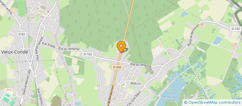 localisation de l'entreprise SCI DINAMO  CONDE-SUR-L'ESCAUT