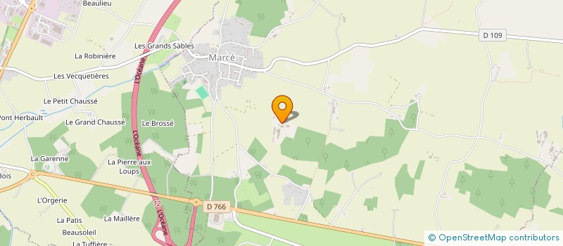 localisation de l'entreprise SCI DINAND  JARZE VILLAGES