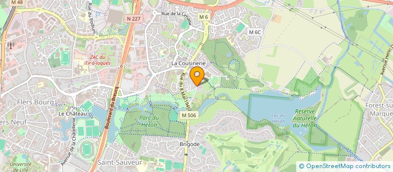 localisation de l'entreprise SCI DINASTAL à VILLENEUVE-D'ASCQ