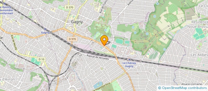 localisation de l'entreprise SCI DINASTIQ  GAGNY