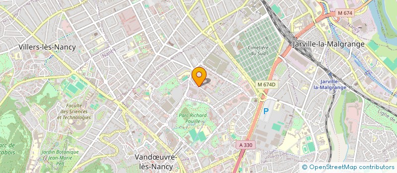 localisation de l'entreprise SCI DINASTY 1  VANDUVRE-LES-NANCY