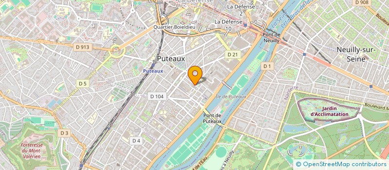 localisation de l'entreprise SCI DINASTYL  PUTEAUX