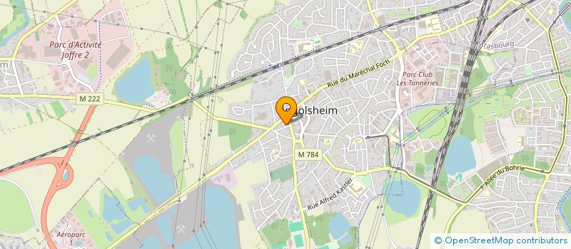 localisation de l'entreprise SCI DINCHER  LINGOLSHEIM