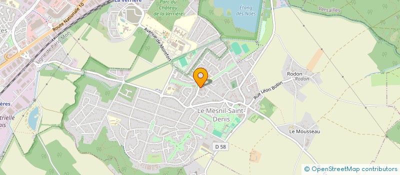 localisation de l'entreprise SCI DINELL  LE MESNIL-SAINT-DENIS