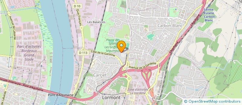 localisation de l'entreprise SCI DINESH  LORMONT