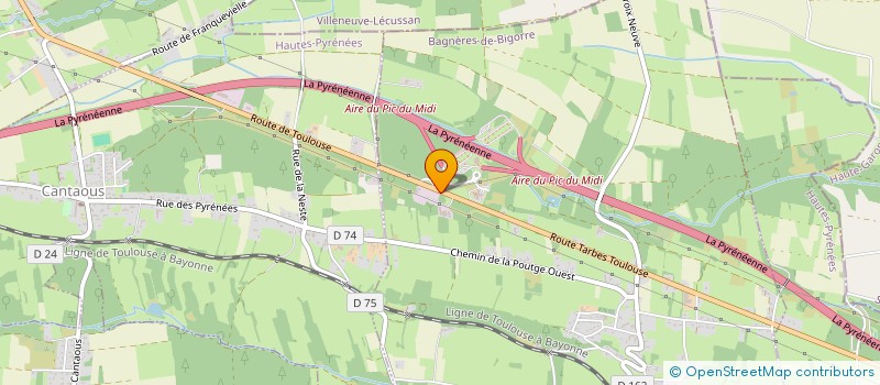 localisation de l'entreprise SCI DINESTE  SAINT-LAURENT-DE-NESTE