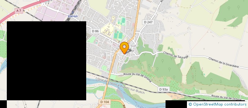 localisation de l'entreprise SCI DINETARD  LIVRON SUR DROME