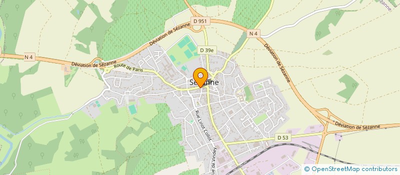 localisation de l'entreprise SCI DING à SEZANNE
