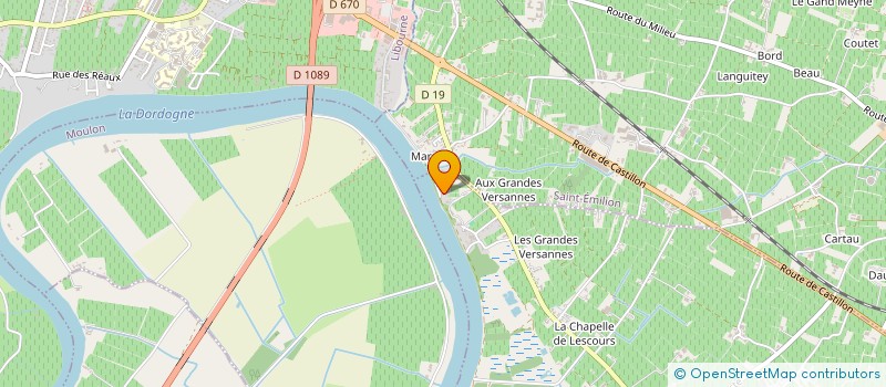 localisation de l'entreprise SCI DINGO  SAINT-EMILION