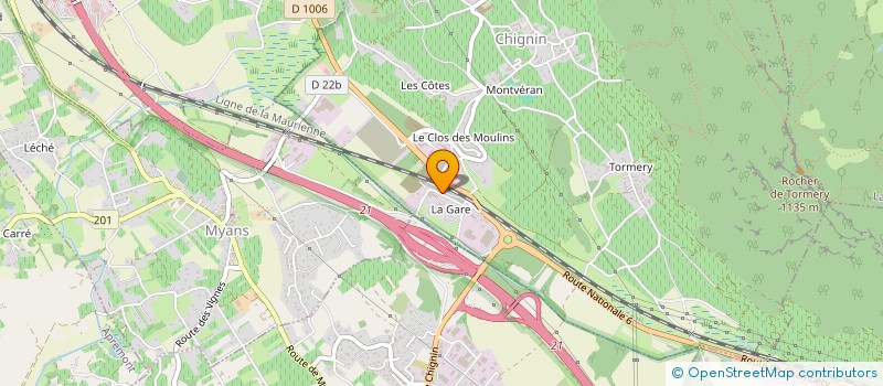 localisation de l'entreprise SCI DINH-DEZOTEUX  CHIGNIN