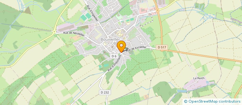 localisation de l'entreprise SCI DINH THINH  BOUXWILLER