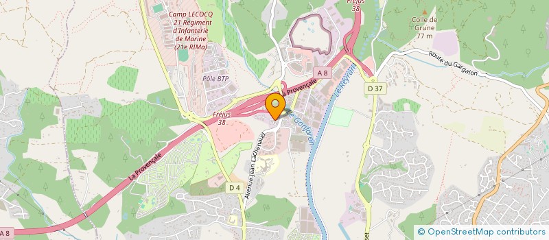 localisation de l'entreprise SCI DINO à FREJUS