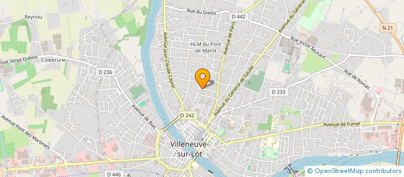 localisation de l'entreprise SCI DINO FUTURE  VILLENEUVE-SUR-LOT