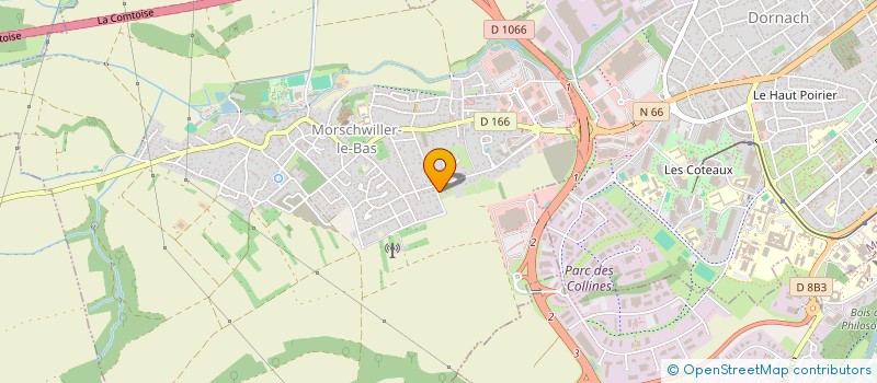 localisation de l'entreprise SCI DINO MUSIC  MORSCHWILLER-LE-BAS