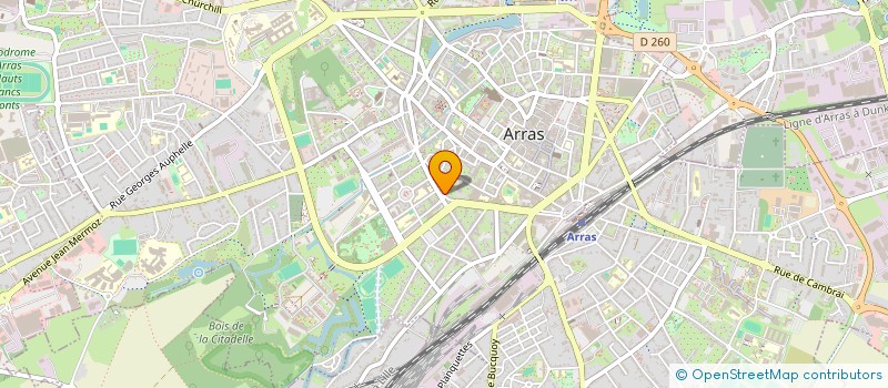 localisation de l'entreprise SCI DINOIRD à ARRAS