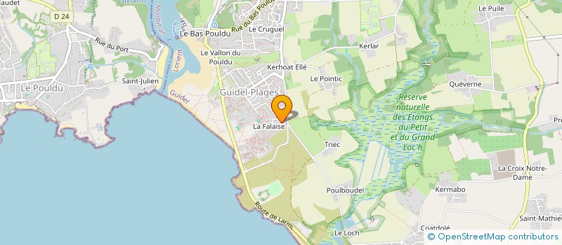 localisation de l'entreprise SCI DINOS  GUIDEL