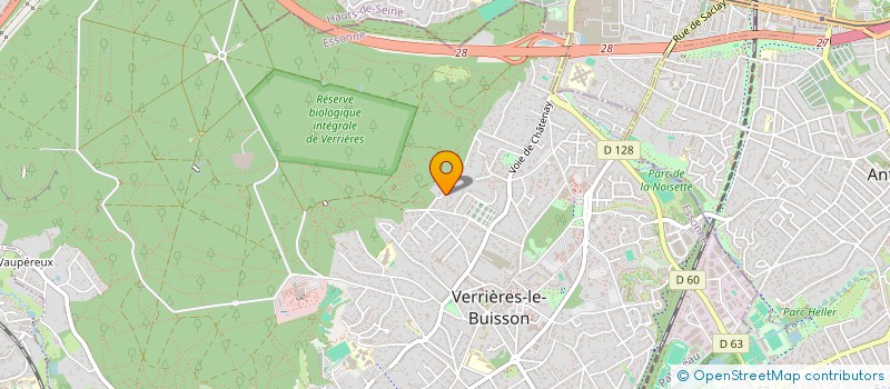 localisation de l'entreprise SCI DINU à VERRIERES-LE-BUISSON