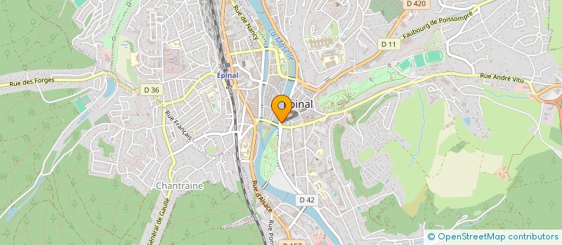 localisation de l'entreprise SCI DINVIMO à EPINAL