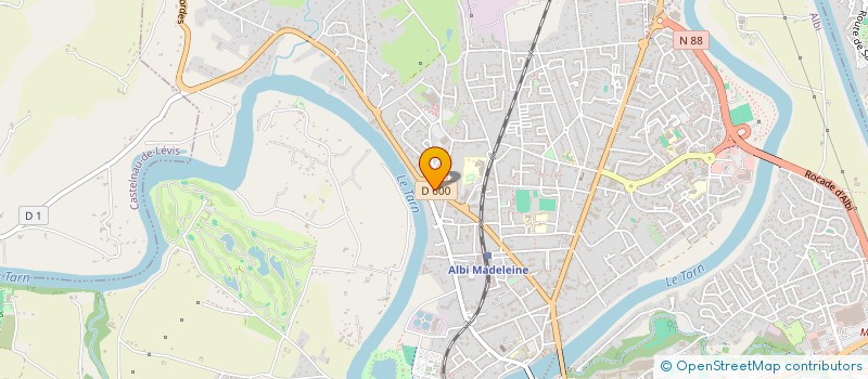 localisation de l'entreprise SCI DIO à ALBI