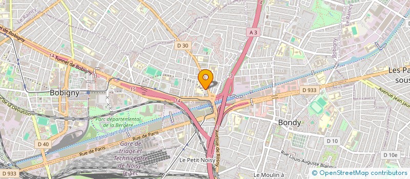 localisation de l'entreprise SCI DIO  BOBIGNY