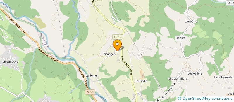localisation de l'entreprise SCI DIOGENE à SAINT-BONNET-EN-CHAMPSAUR