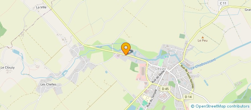 localisation de l'entreprise SCI DIOGENE  LEZAY