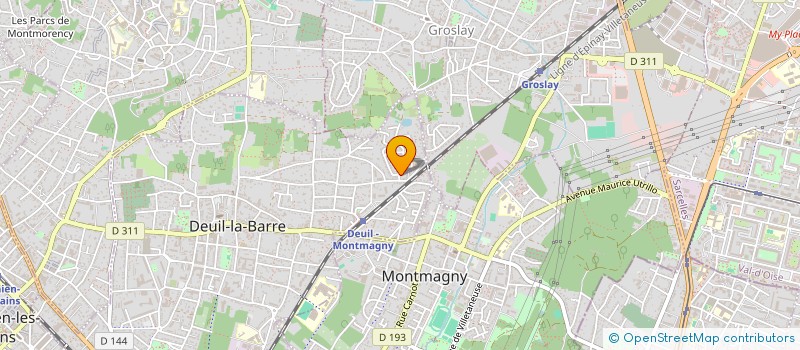 localisation de l'entreprise SCI DIOH  DEUIL-LA-BARRE