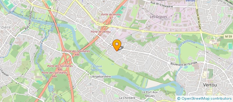 localisation de l'entreprise SCI DION  VERTOU