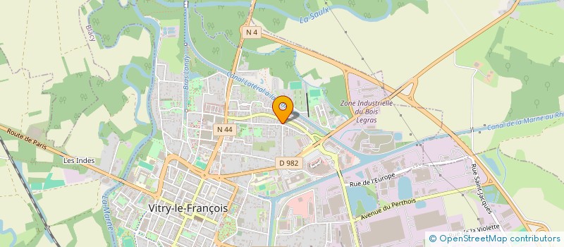 localisation de l'entreprise SCI DION MONTEILLET à VITRY-LE-FRANCOIS