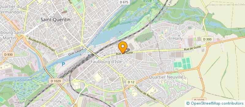 localisation de l'entreprise SCI DIONEE à SAINT-QUENTIN