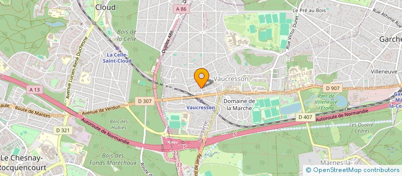 localisation de l'entreprise SCI DIONYSA à VAUCRESSON