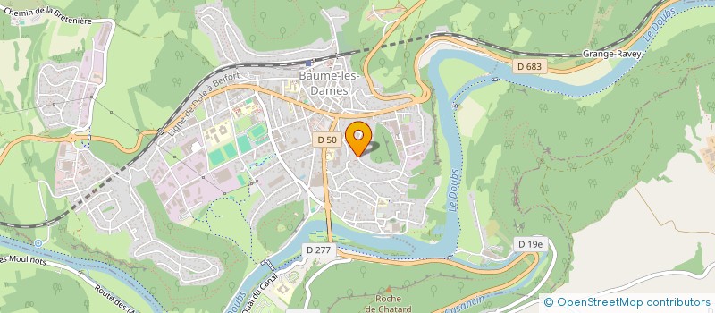 localisation de l'entreprise SCI DIONYSOS53  BAUME-LES-DAMES