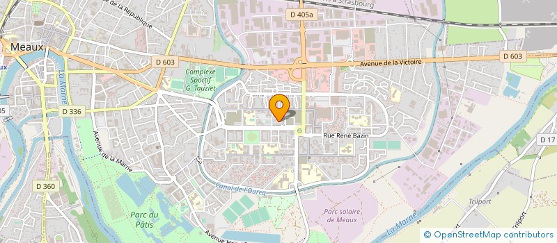 localisation de l'entreprise SCI DIOP IMMOBILIER à MEAUX