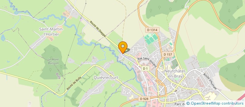 localisation de l'entreprise SCI DIOPHANTE  NEUFCHATEL-EN-BRAY