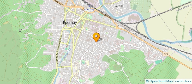 localisation de l'entreprise SCI DIOT - BATISTE  EPERNAY