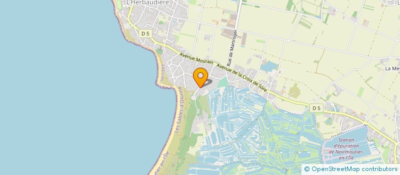 localisation de l'entreprise SCI DIPAS  NOIRMOUTIER-EN-L'ILE