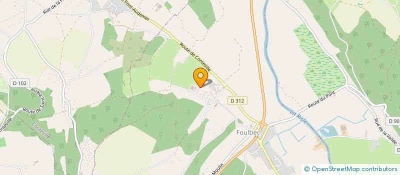 localisation de l'entreprise SCI DIPAS  FOULBEC