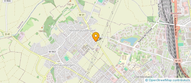 localisation de l'entreprise SCI DIPOLE  MITTELHAUSBERGEN