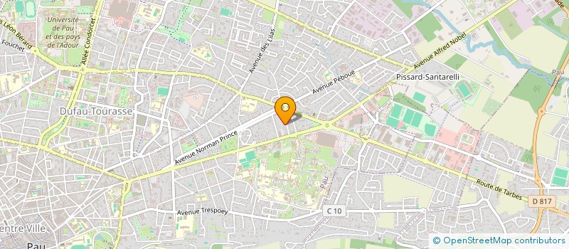 localisation de l'entreprise SCI DIQUAS à PAU