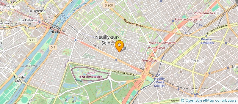 localisation de l'entreprise SCI DIRAH à NEUILLY-SUR-SEINE