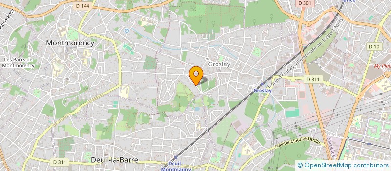 localisation de l'entreprise SCI DIRANYAN  GROSLAY